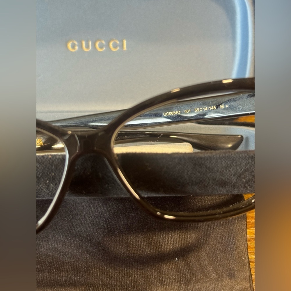 Gucci Black Women's Glasses - Picture 2 of 7
